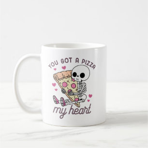 Taza De Café Tienes Una Pizza Mi Corazón Divertido Pun De Comid
