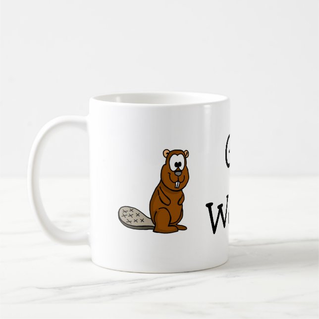 Taza De Café ¿Tienes Wood? Beaver Coffee Mug (Izquierda)