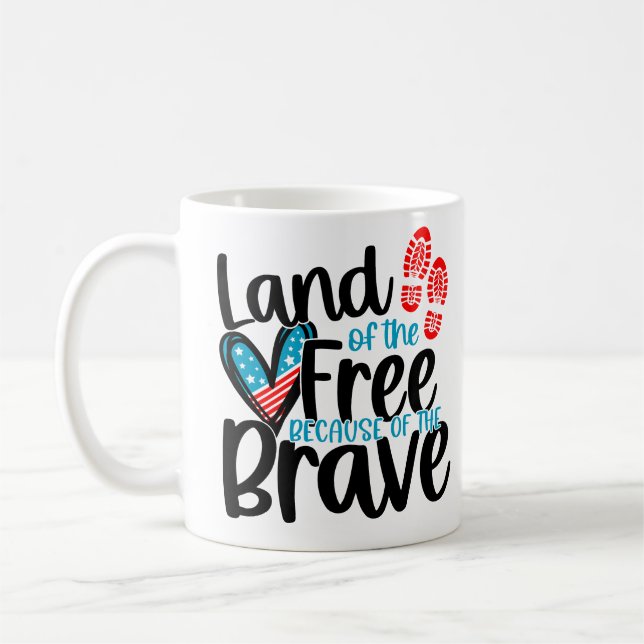 Taza De Café Tierra de los libres (Izquierda)