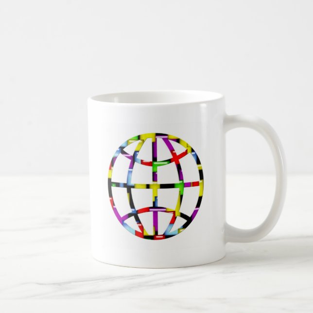 Taza De Café tierra de mosaico (Derecha)