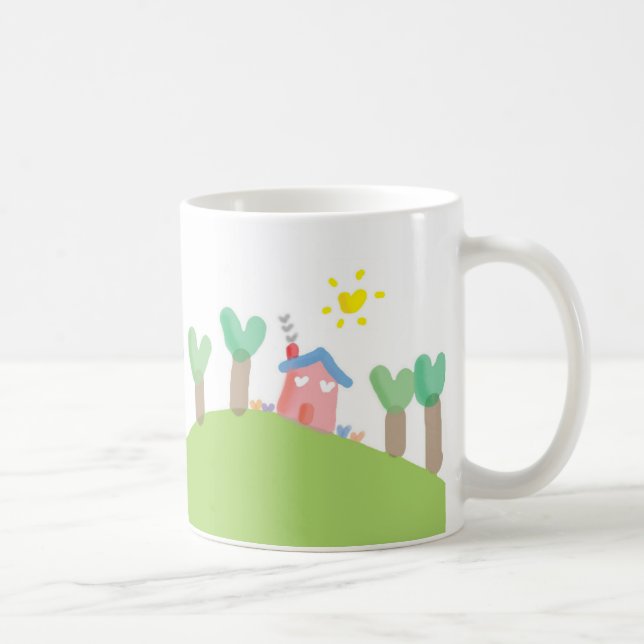 Taza De Café "Tierra del corazón" (Derecha)