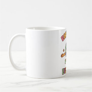 Taza De Café Tierra feliz y linda con flor Día de la Tierra tod