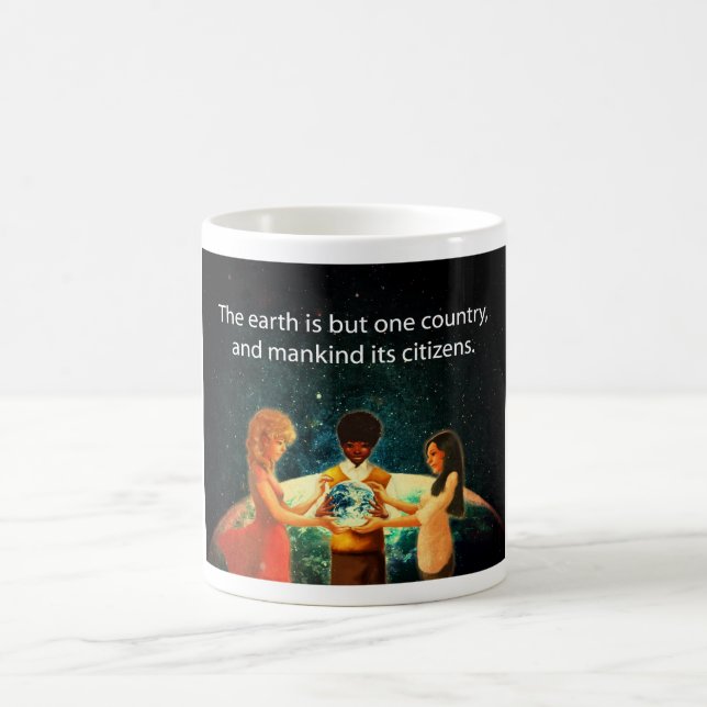 Taza De Café Tierra un país (Centro)