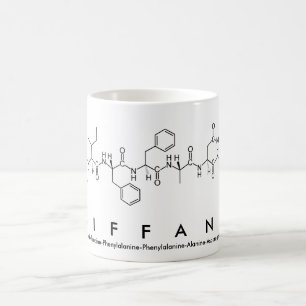 Taza De Café Tiffany peptide nombre mug