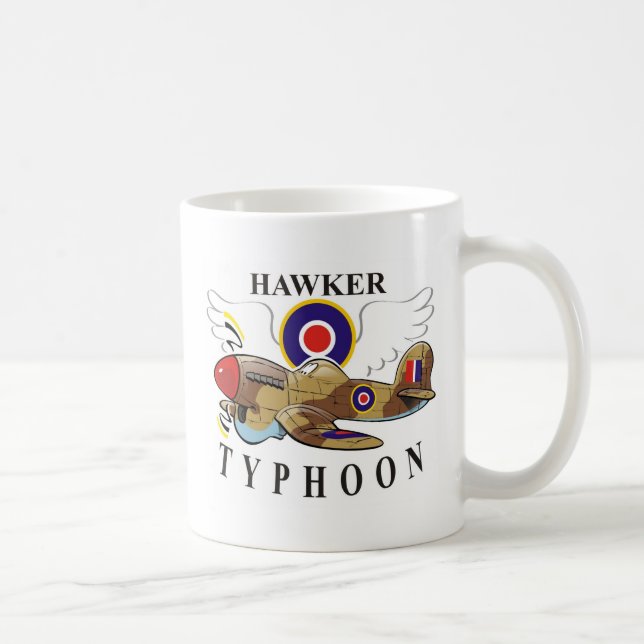 Taza De Café tifón de halcón (Derecha)