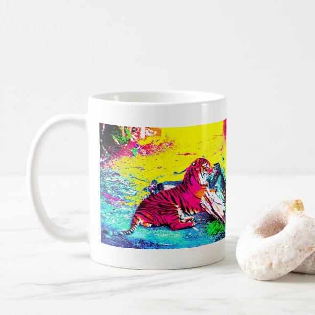 Taza De Café Tiger Bright (Con donut)