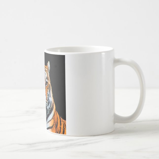 Taza De Café Tiger Eye Inspirador (Derecha)