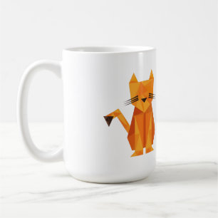 Taza De Café Tiger Oragami