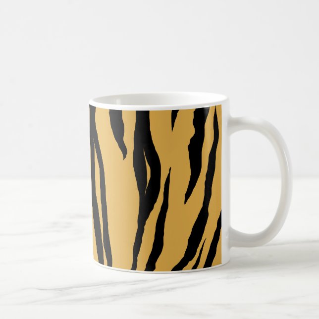 Taza De Café Tíger Print Coffee Mug (Derecha)