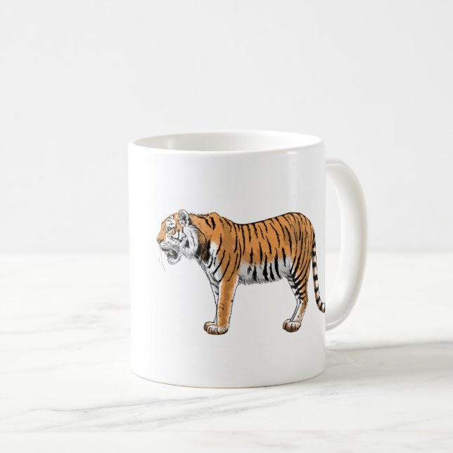 Taza De Café Tigre (Anverso derecho)