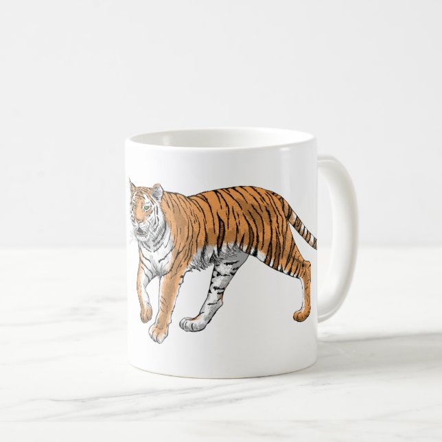 Taza De Café Tigre 2 (Anverso derecho)
