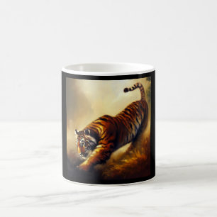 Taza De Café Tigre (4) Gato salvaje