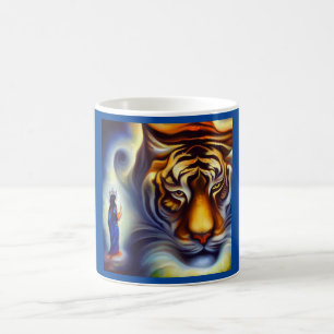 Taza De Café Tigre animal de espíritu 4