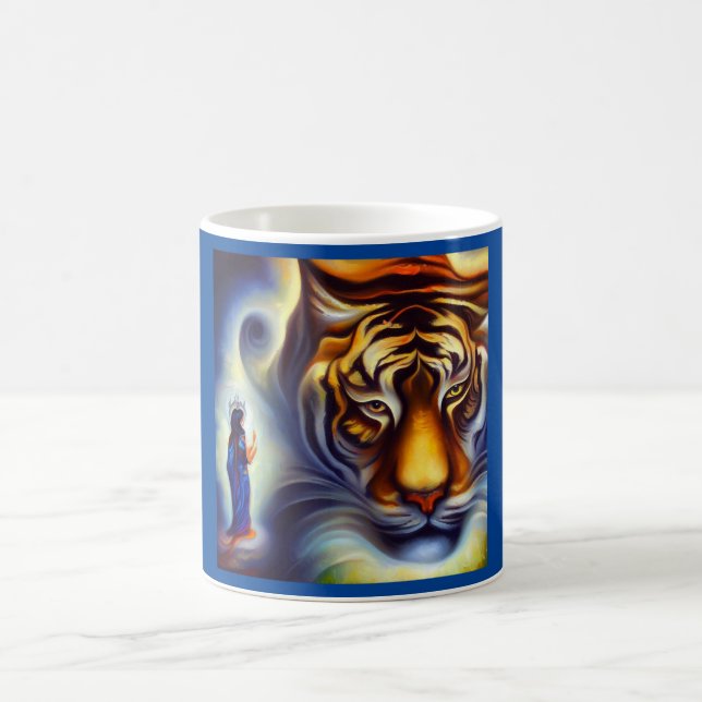 Taza De Café Tigre animal de espíritu 4 (Centro)