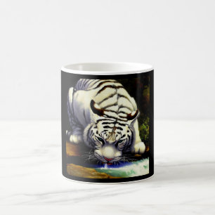 Taza De Café Tigre blanco chino (13)