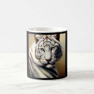 Taza De Café Tigre blanco chino (3)