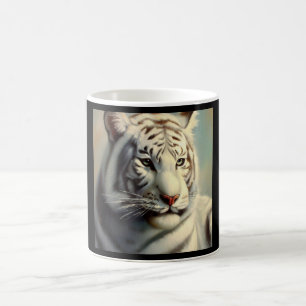 Taza De Café Tigre blanco chino (4)