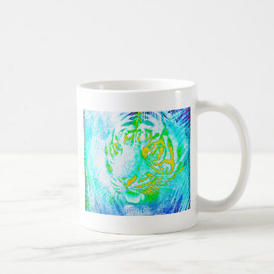 Taza De Café Tigre colorido