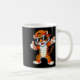 Taza De Café Tigre con gafas de sol tigre animal tigre hombres