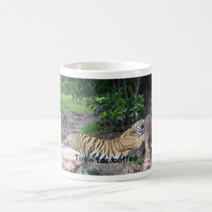 Taza De Café Tigre de estiramiento