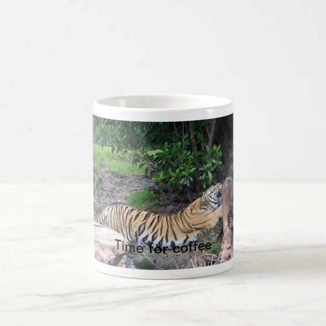 Taza De Café Tigre de estiramiento (Centro)