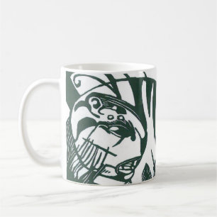 Taza De Café Tigre de Franz Marc, arte expresionista vintage
