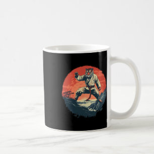 Taza De Café Tigre de Kickboxing Naturaleza Kickboxing Taekwond