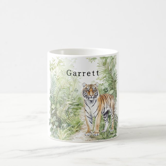 Taza De Café Tigre de la selva (Centro)