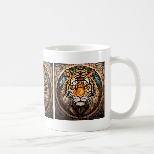 Taza De Café Tigre de vidrio templado (Derecha)