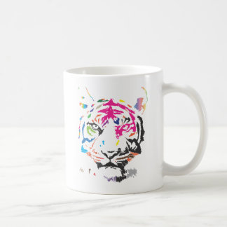 Taza De Café Tigre del arco iris
