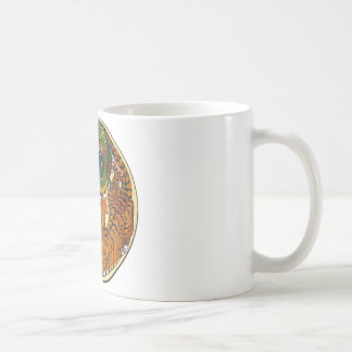 TAZA DE CAFÉ TIGRE DEL DRAGÓN