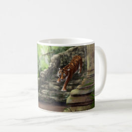 Taza De Café Tigre en la jungla