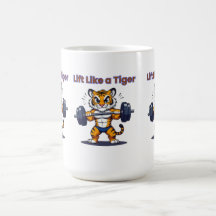 **Tigre Fuerte – Lindo Tigre Levantando Pesas Ilus