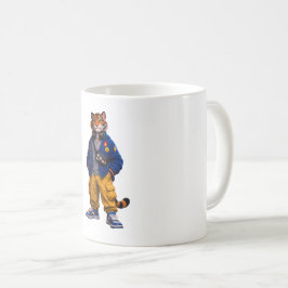 Taza De Café Tigre Genial en Arte de Ropa Urbana - Tigre de Est
