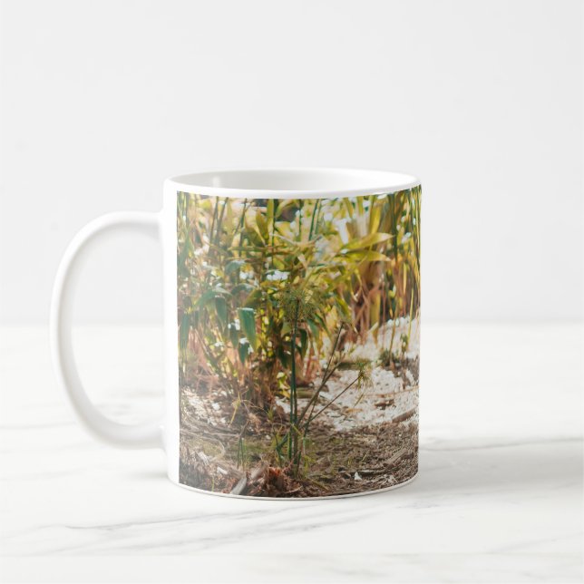TAZA DE CAFÉ TIGRE MARRÓN EN GESTO DE CAMINO (Izquierda)
