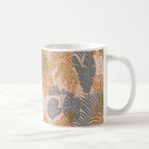 Taza De Café Tigre, pantera rosa tropical