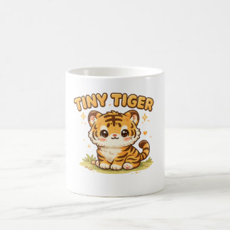 Taza De Café Tigre Pequeño Kawaii Bebé Tigre Lindo Animal de Di