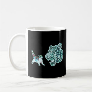 Taza De Café Tigre, rey de la selva y animales