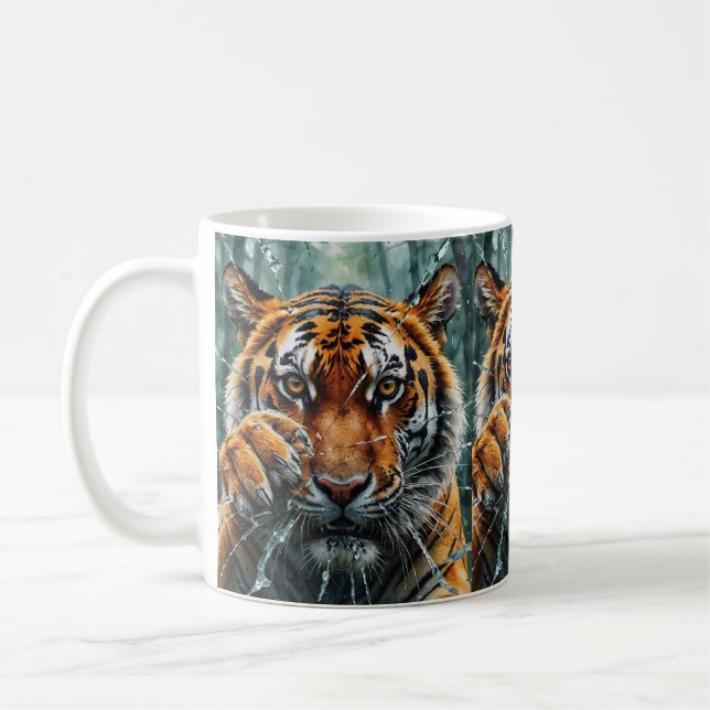 Taza De Café Tigre rompiendo (Izquierda)