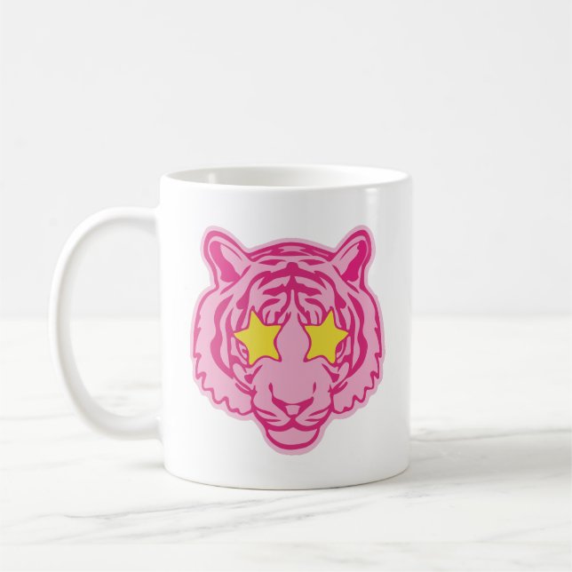 Taza De Café Tigre rosa (Izquierda)