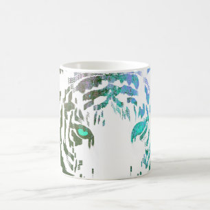 Taza De Café Tigre salvaje/Azul