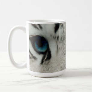 Taza De Café Tigre siberiano blanco