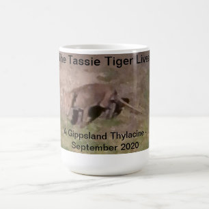 Taza De Café Tigre tigre de Tasmania tilacino