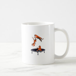 Taza De Café tigre trampolining