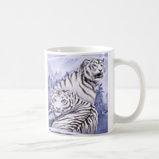 Taza De Café Tigres del hielo (Derecha)