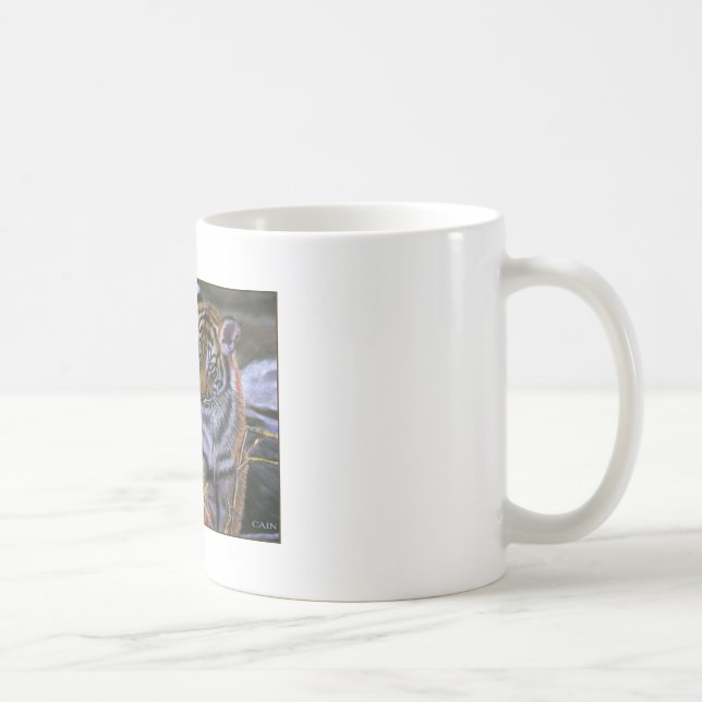 TAZA DE CAFÉ TIGRES EN AMOR (Derecha)