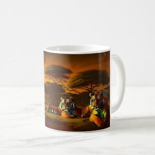 Taza De Café Tigres solo chillin'