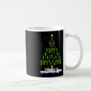 Taza De Café Tijeras Pelo Árbol de Navidad Divertido Estilista 