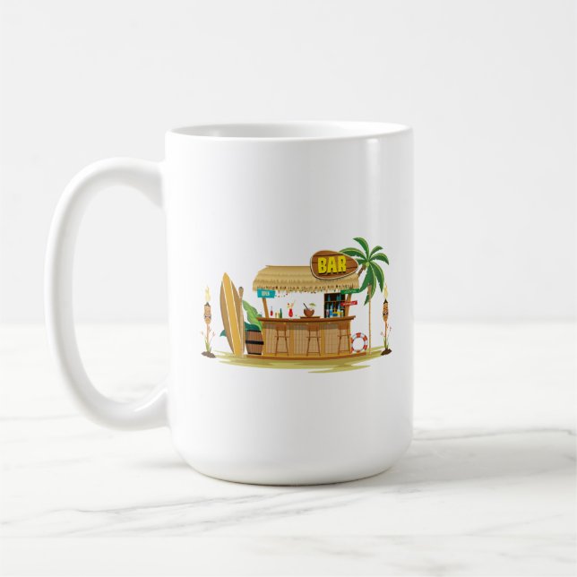 Taza De Café Tiki Bar Mug (Izquierda)