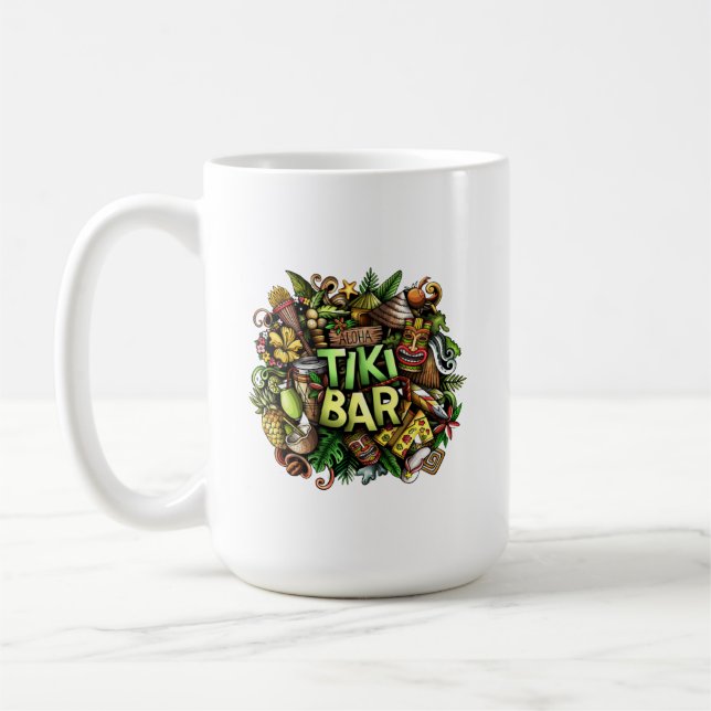 Taza De Café Tiki Bar Mug (Izquierda)